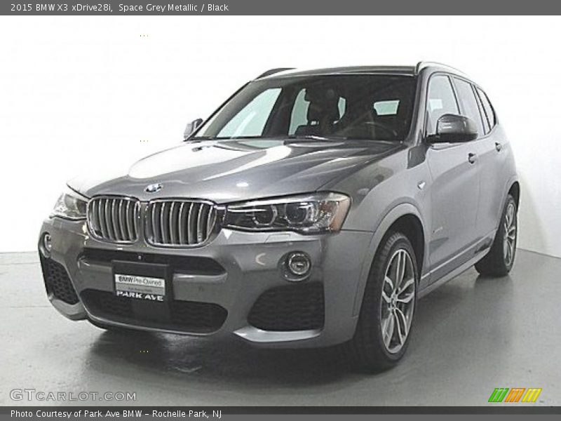 Space Grey Metallic / Black 2015 BMW X3 xDrive28i
