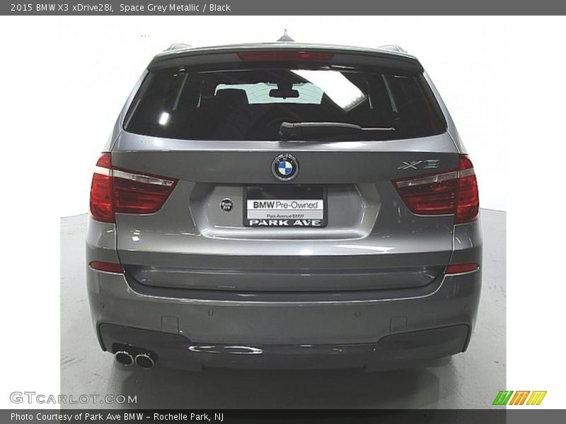 Space Grey Metallic / Black 2015 BMW X3 xDrive28i