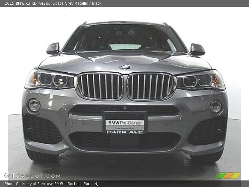 Space Grey Metallic / Black 2015 BMW X3 xDrive28i