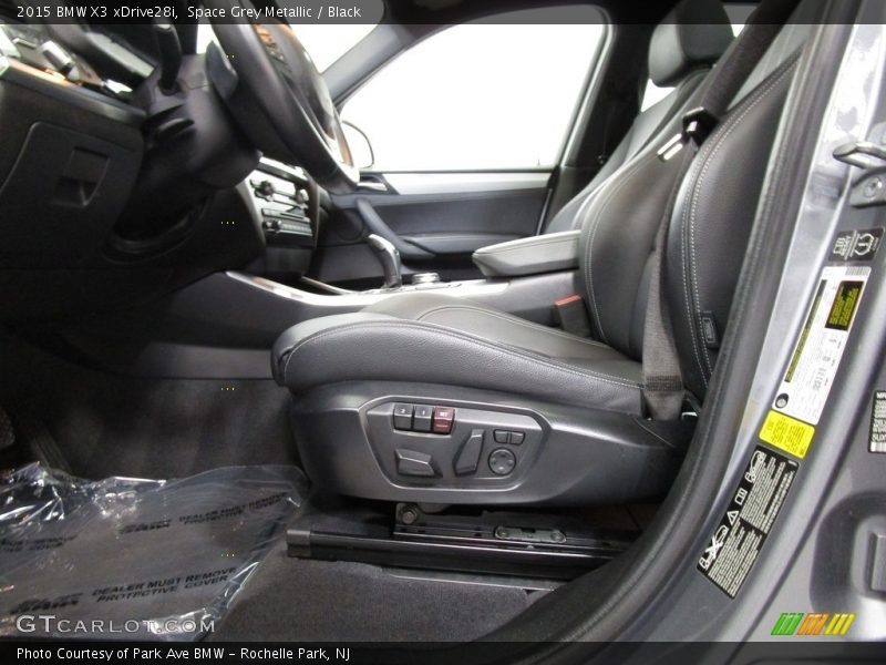 Space Grey Metallic / Black 2015 BMW X3 xDrive28i