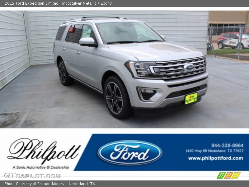 Ingot Silver Metallic / Ebony 2019 Ford Expedition Limited