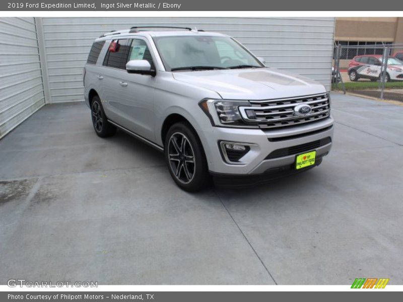 Ingot Silver Metallic / Ebony 2019 Ford Expedition Limited