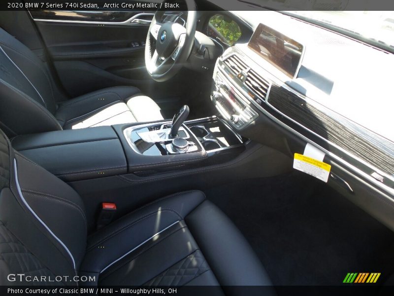 Arctic Grey Metallic / Black 2020 BMW 7 Series 740i Sedan