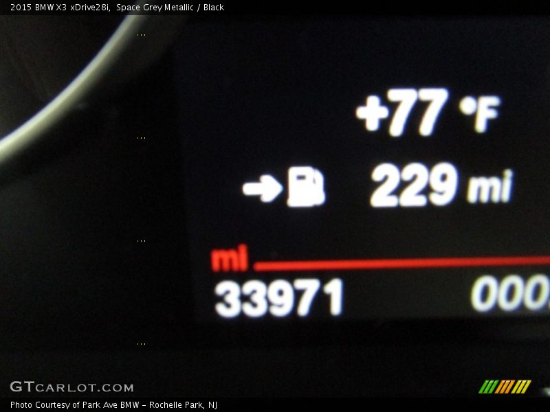 Space Grey Metallic / Black 2015 BMW X3 xDrive28i