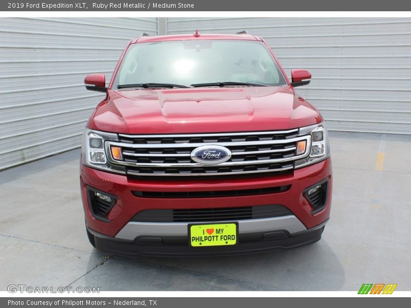 Ruby Red Metallic / Medium Stone 2019 Ford Expedition XLT