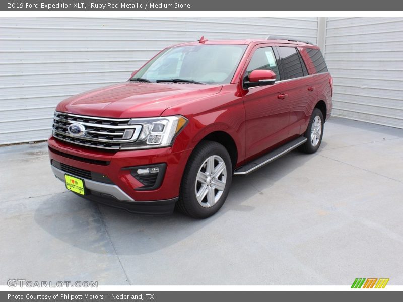 Ruby Red Metallic / Medium Stone 2019 Ford Expedition XLT