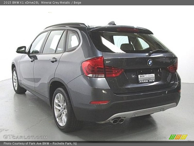 Mineral Grey Metallic / Beige 2015 BMW X1 xDrive28i