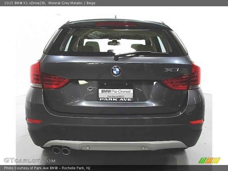 Mineral Grey Metallic / Beige 2015 BMW X1 xDrive28i