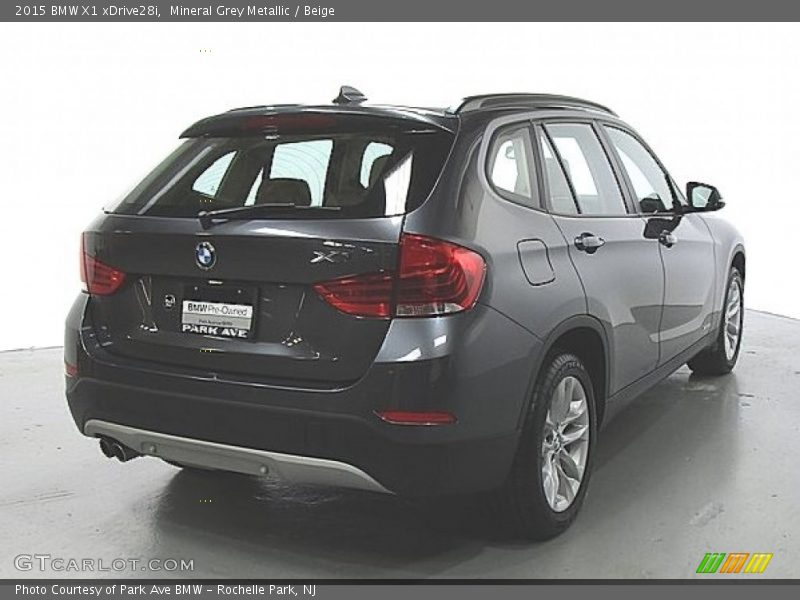Mineral Grey Metallic / Beige 2015 BMW X1 xDrive28i