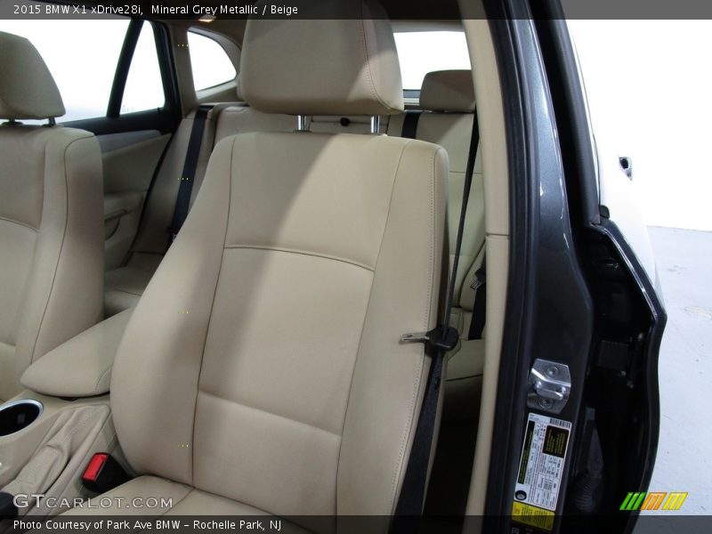 Mineral Grey Metallic / Beige 2015 BMW X1 xDrive28i