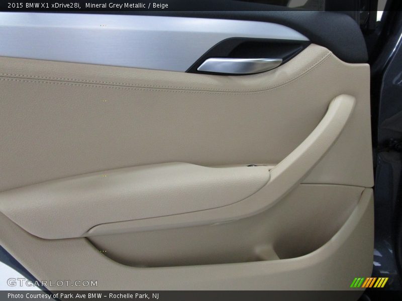Mineral Grey Metallic / Beige 2015 BMW X1 xDrive28i