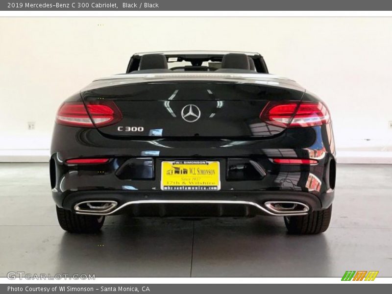 Black / Black 2019 Mercedes-Benz C 300 Cabriolet