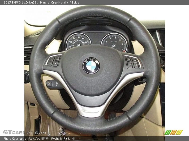 Mineral Grey Metallic / Beige 2015 BMW X1 xDrive28i