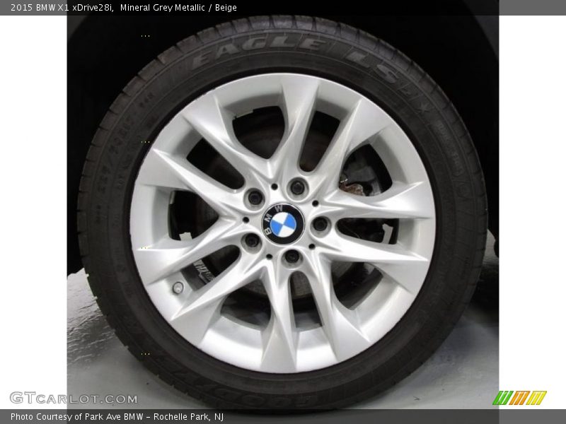 Mineral Grey Metallic / Beige 2015 BMW X1 xDrive28i