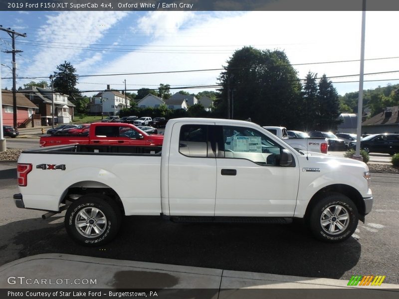 Oxford White / Earth Gray 2019 Ford F150 XLT SuperCab 4x4