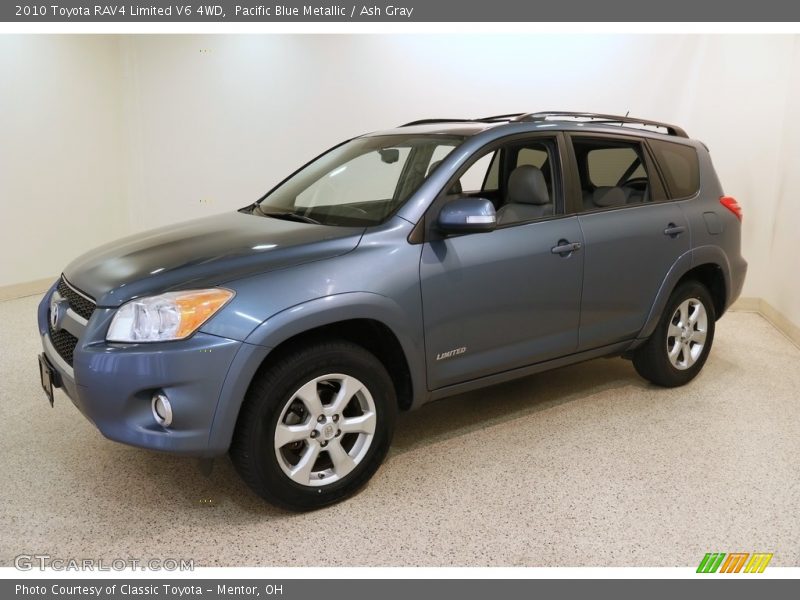 Pacific Blue Metallic / Ash Gray 2010 Toyota RAV4 Limited V6 4WD