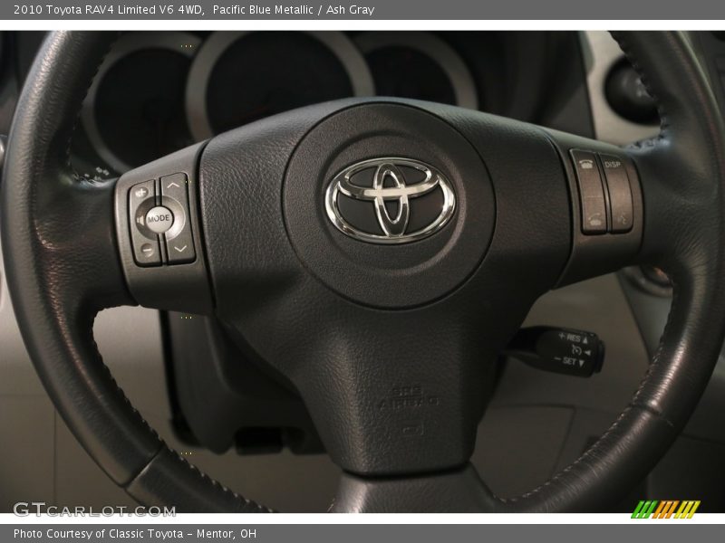 Pacific Blue Metallic / Ash Gray 2010 Toyota RAV4 Limited V6 4WD