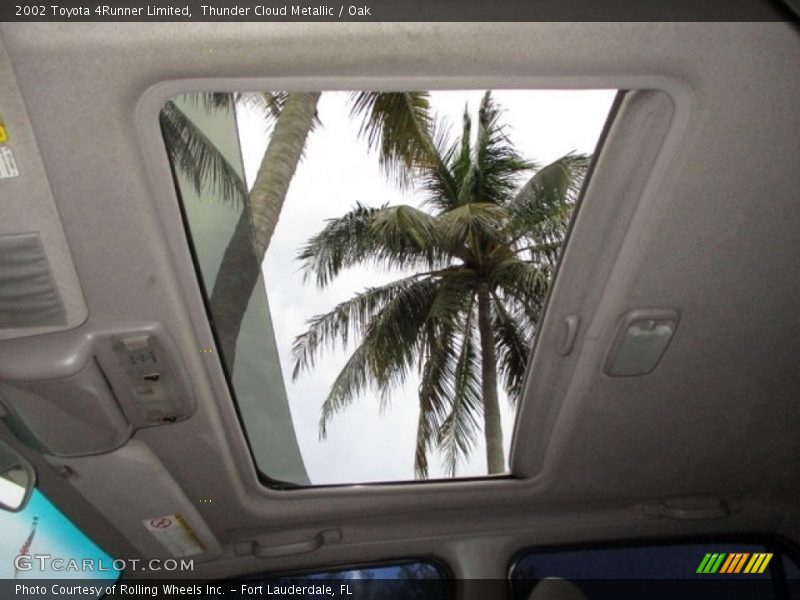 Thunder Cloud Metallic / Oak 2002 Toyota 4Runner Limited