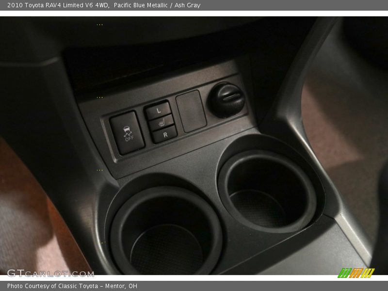 Pacific Blue Metallic / Ash Gray 2010 Toyota RAV4 Limited V6 4WD