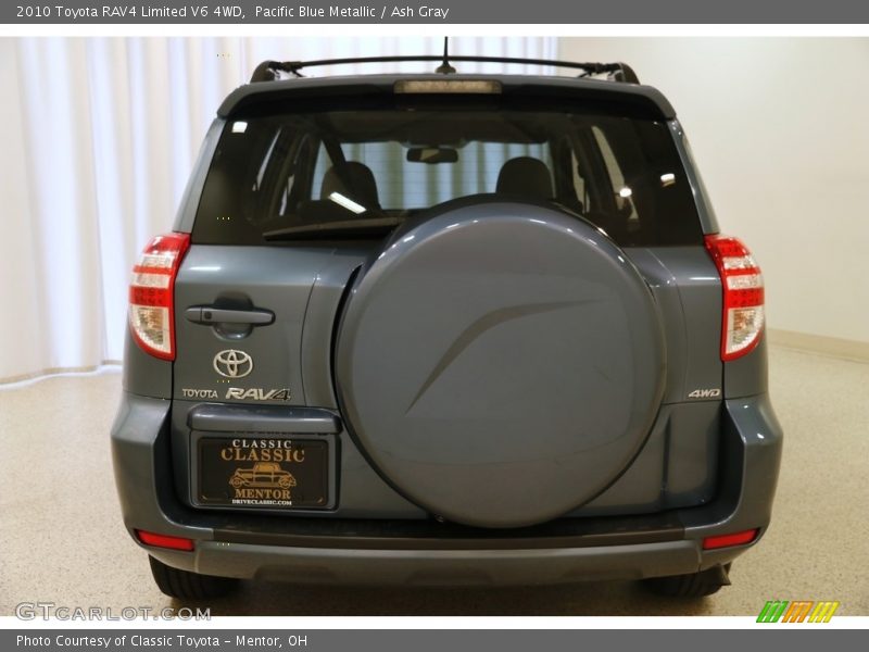 Pacific Blue Metallic / Ash Gray 2010 Toyota RAV4 Limited V6 4WD