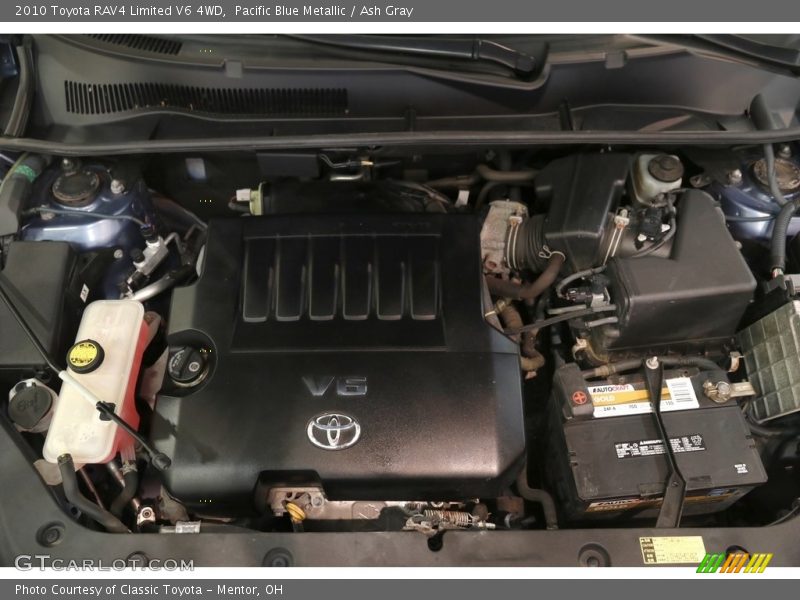Pacific Blue Metallic / Ash Gray 2010 Toyota RAV4 Limited V6 4WD