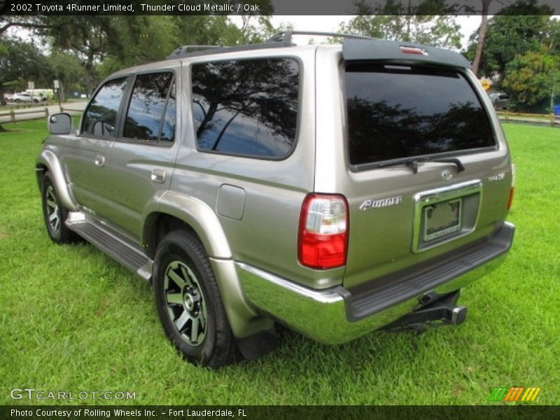 Thunder Cloud Metallic / Oak 2002 Toyota 4Runner Limited