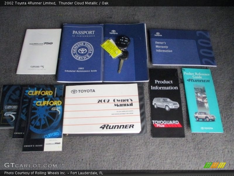 Thunder Cloud Metallic / Oak 2002 Toyota 4Runner Limited