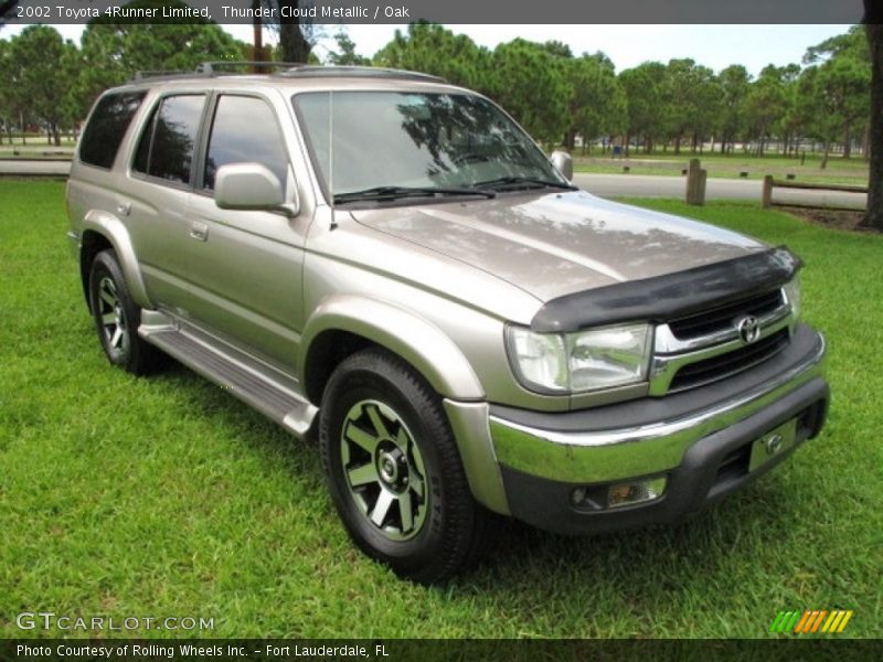 Thunder Cloud Metallic / Oak 2002 Toyota 4Runner Limited