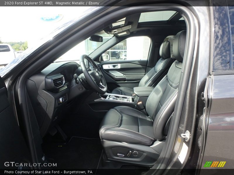 Front Seat of 2020 Explorer ST 4WD