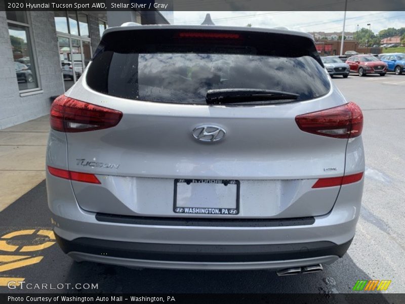 Stellar Silver / Gray 2020 Hyundai Tucson Sport AWD