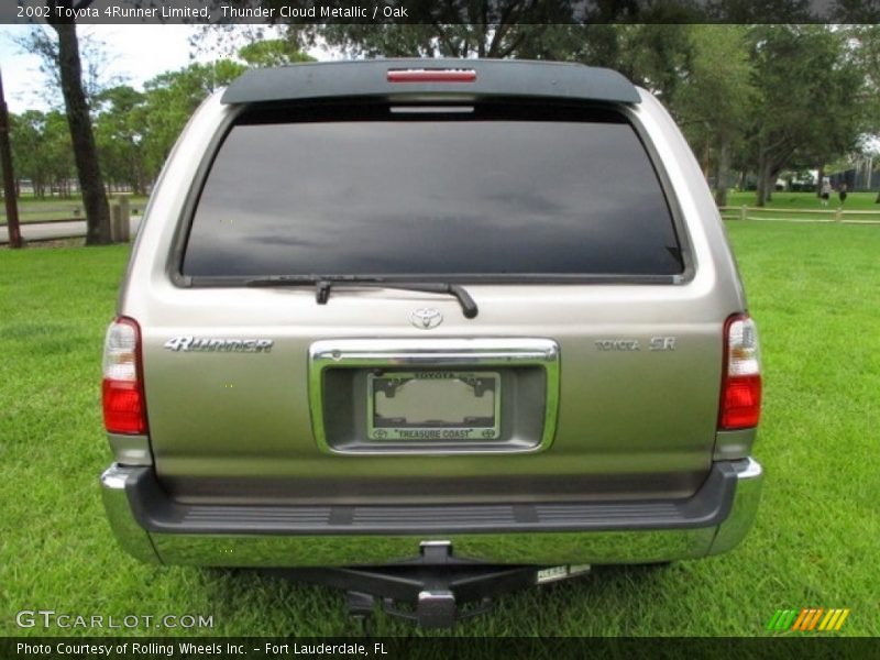 Thunder Cloud Metallic / Oak 2002 Toyota 4Runner Limited