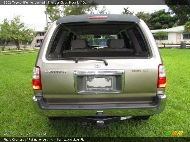 Thunder Cloud Metallic / Oak 2002 Toyota 4Runner Limited