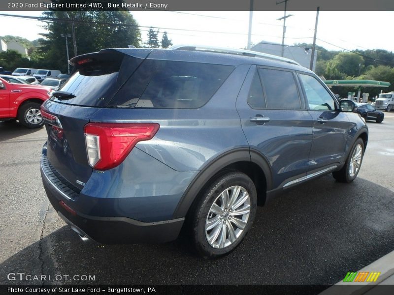 Blue Metallic / Ebony 2020 Ford Explorer Limited 4WD