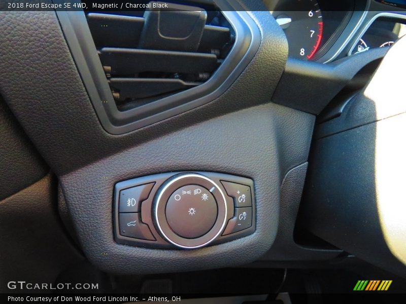 Magnetic / Charcoal Black 2018 Ford Escape SE 4WD