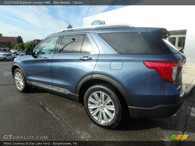 Blue Metallic / Ebony 2020 Ford Explorer Limited 4WD