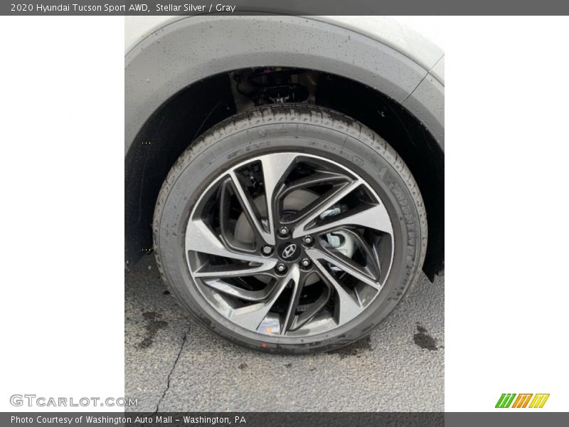 Stellar Silver / Gray 2020 Hyundai Tucson Sport AWD