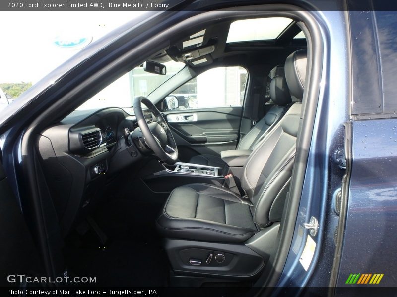 Front Seat of 2020 Explorer Limited 4WD
