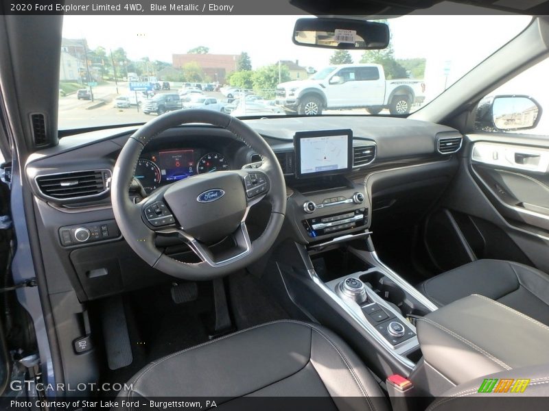 Front Seat of 2020 Explorer Limited 4WD