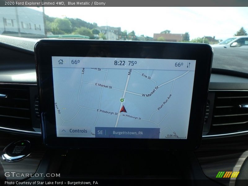 Navigation of 2020 Explorer Limited 4WD