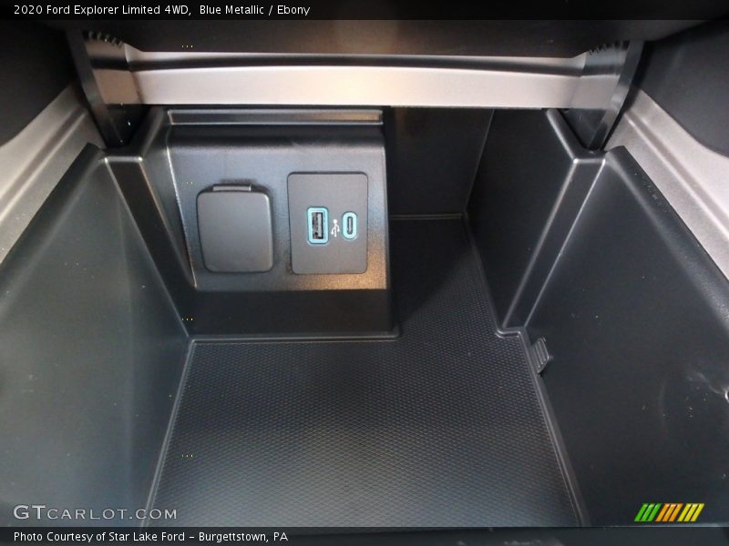 Blue Metallic / Ebony 2020 Ford Explorer Limited 4WD
