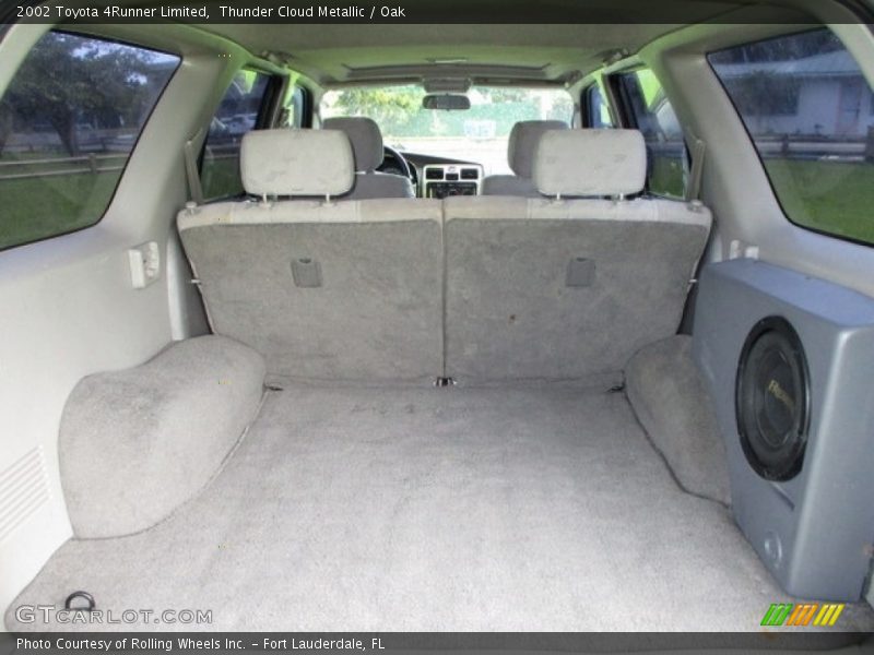 Thunder Cloud Metallic / Oak 2002 Toyota 4Runner Limited