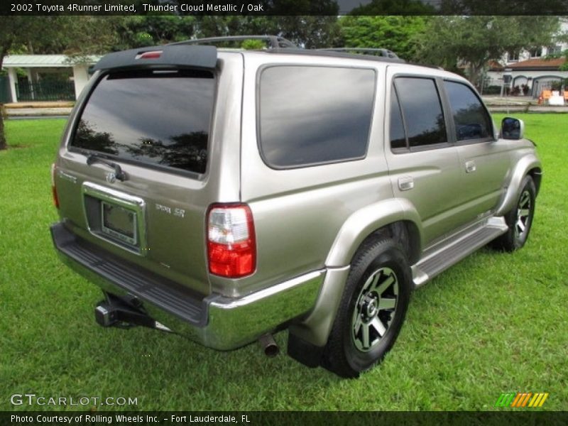 Thunder Cloud Metallic / Oak 2002 Toyota 4Runner Limited