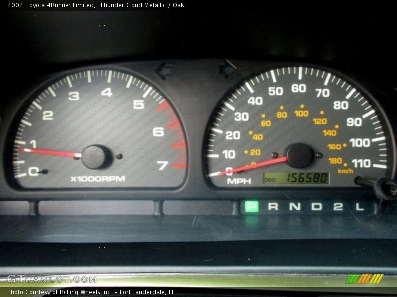 Thunder Cloud Metallic / Oak 2002 Toyota 4Runner Limited