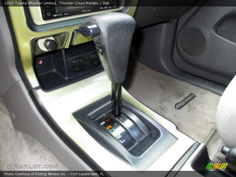 Thunder Cloud Metallic / Oak 2002 Toyota 4Runner Limited