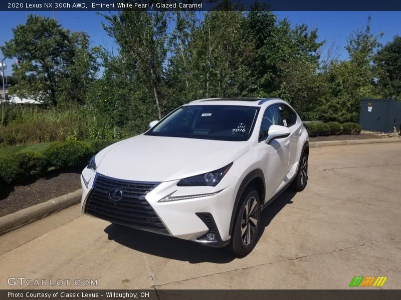 Eminent White Pearl / Glazed Caramel 2020 Lexus NX 300h AWD