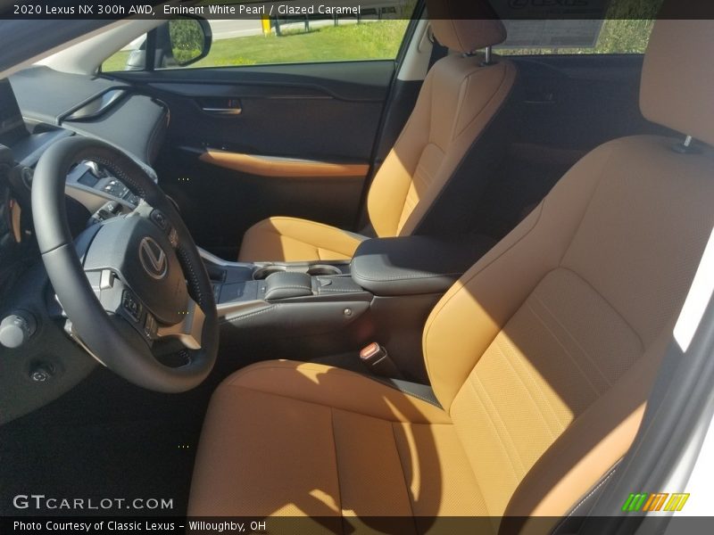 Eminent White Pearl / Glazed Caramel 2020 Lexus NX 300h AWD