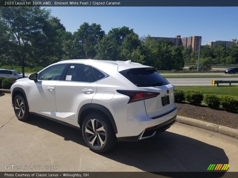 Eminent White Pearl / Glazed Caramel 2020 Lexus NX 300h AWD