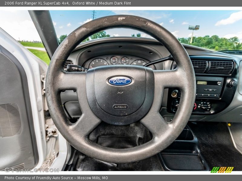 Oxford White / Medium Dark Flint 2006 Ford Ranger XL SuperCab 4x4