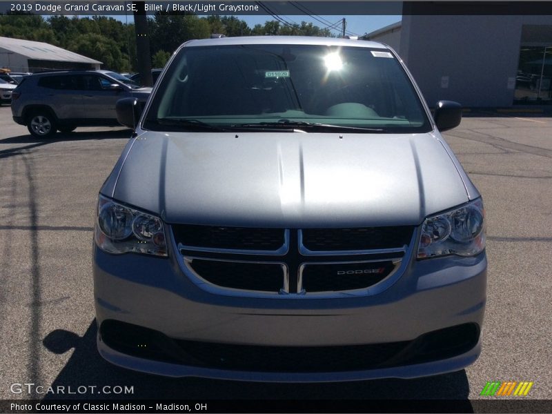 Billet / Black/Light Graystone 2019 Dodge Grand Caravan SE