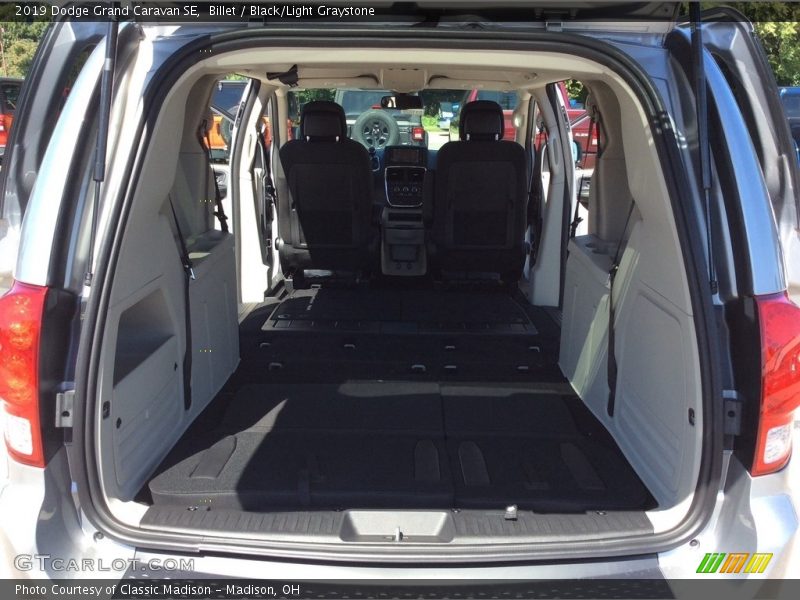 Billet / Black/Light Graystone 2019 Dodge Grand Caravan SE